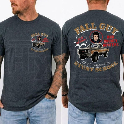 The Fall Guy Vintage T-Shirt – Retro 80s Action Movie Stuntman Graphic Tee