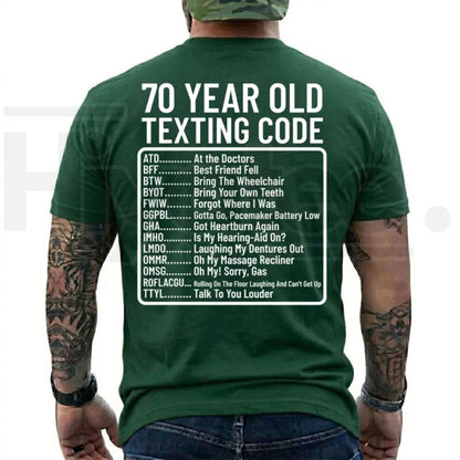 Funny 70th Birthday Shirt ATD At The Doctors Aging Humor Tee