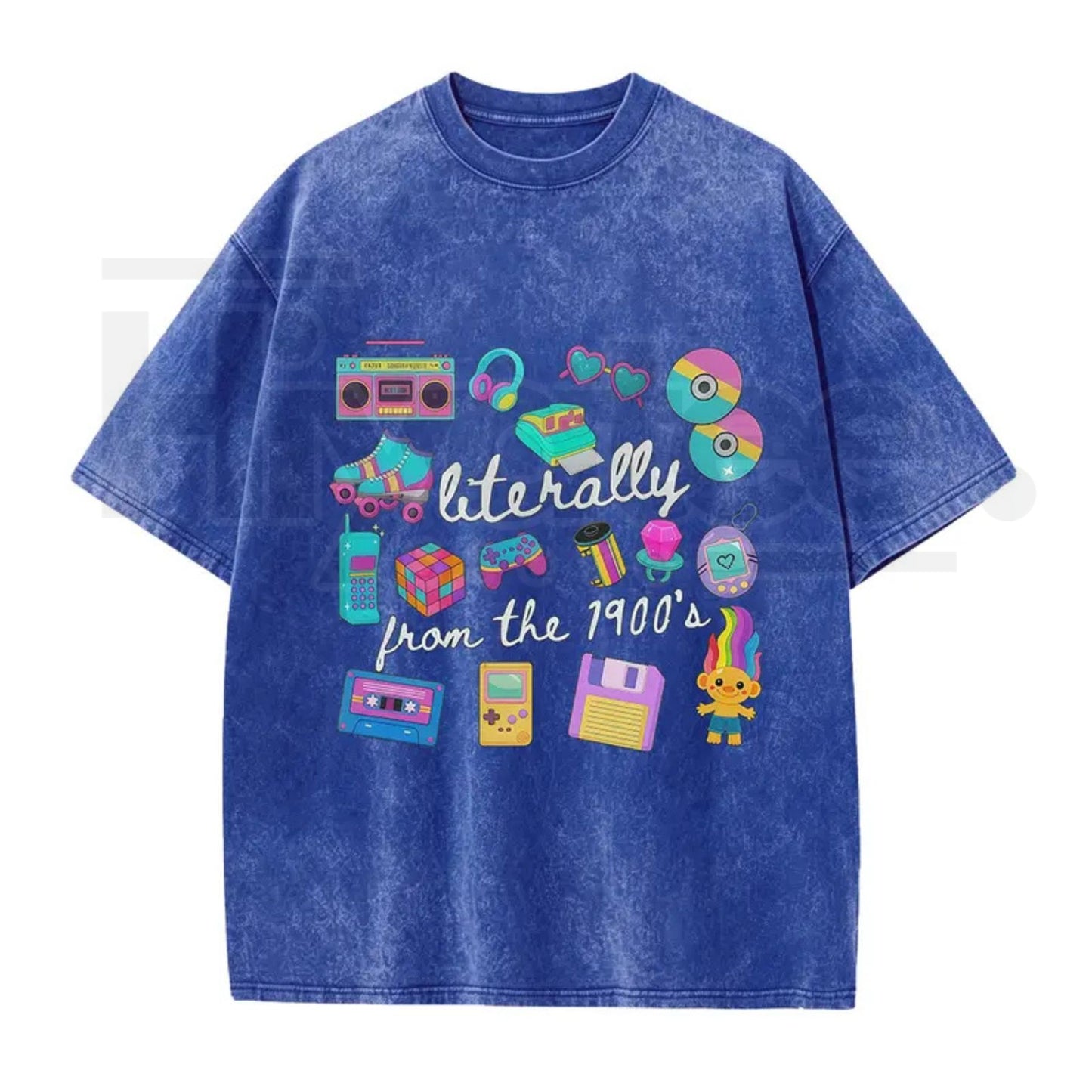 Literally From The 1900s Vintage T-Shirt – Funny Retro 90s Meme Graphic Tee