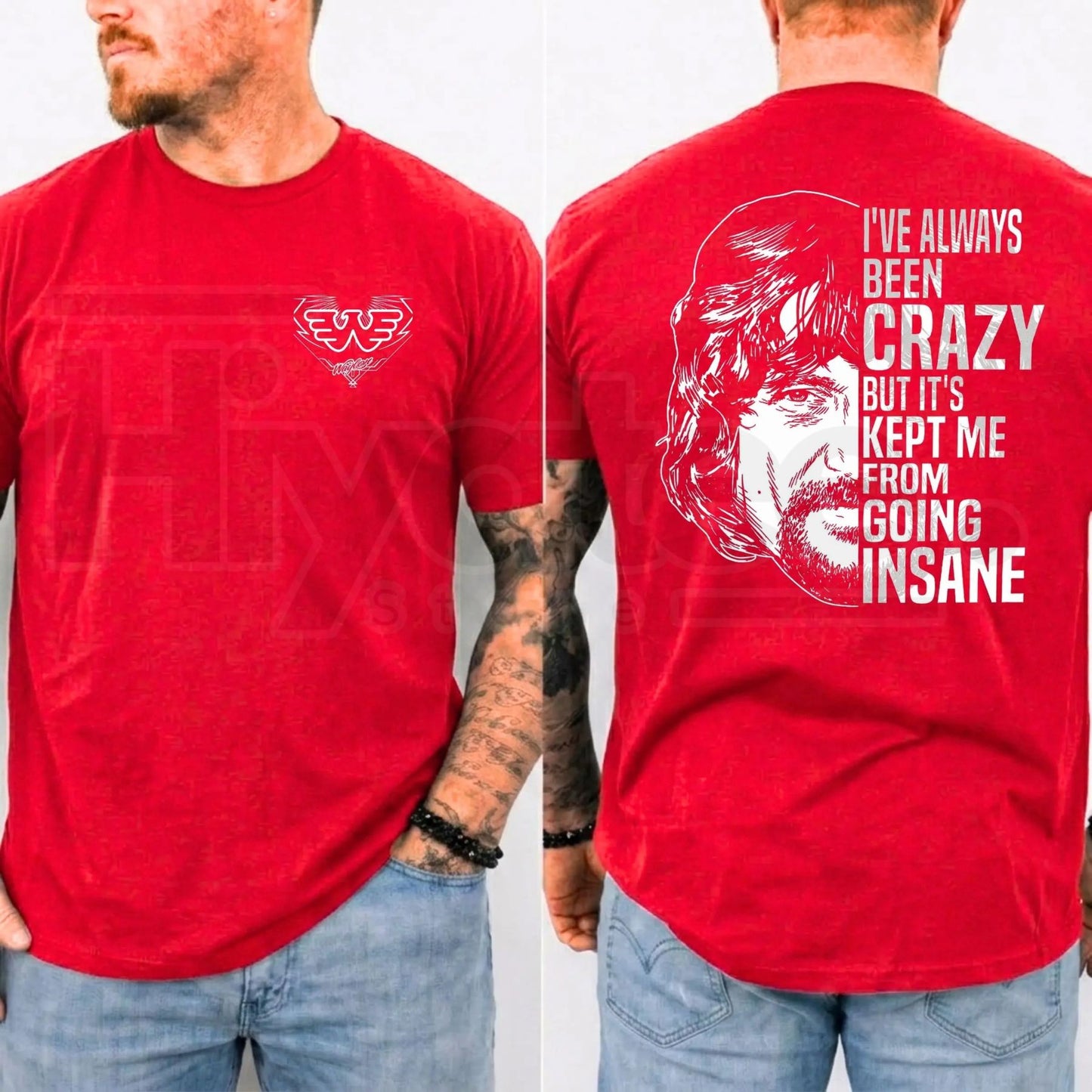 Waylon Jennings I've Always Been Crazy T-Shirt – Vintage Outlaw Country Tee