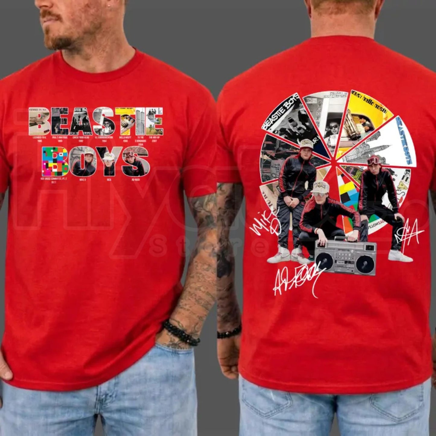 Beastie Boys Vintage Album T-Shirt – 90s Hip Hop Rap Streetwear Tee