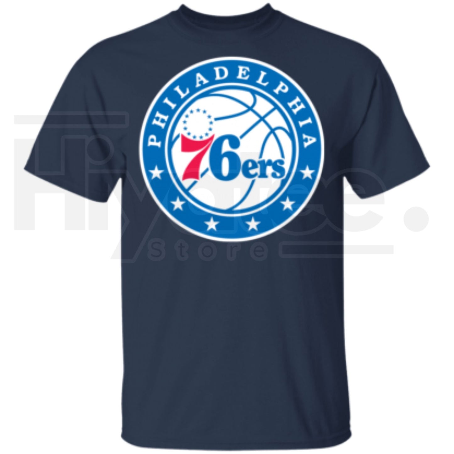 Philadelphia 76ers Logo T-Shirt – Vintage NBA Basketball Graphic Tee