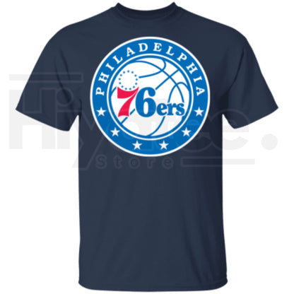 Philadelphia 76ers Logo T-Shirt – Vintage NBA Basketball Graphic Tee
