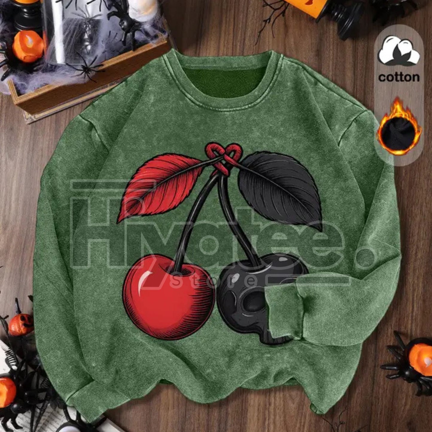 Women's Vintage Soft Pullover Sweatshirt – Fleece Lined, Round Neck Long Sleeve for Fall & Winter