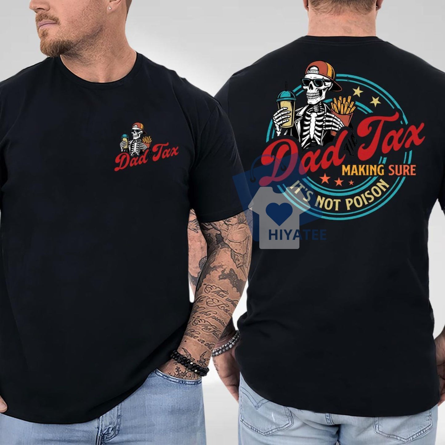 Funny “Dad Tax” 2-Sided T-Shirt – Trendy Father’s Day Gift from Daughter