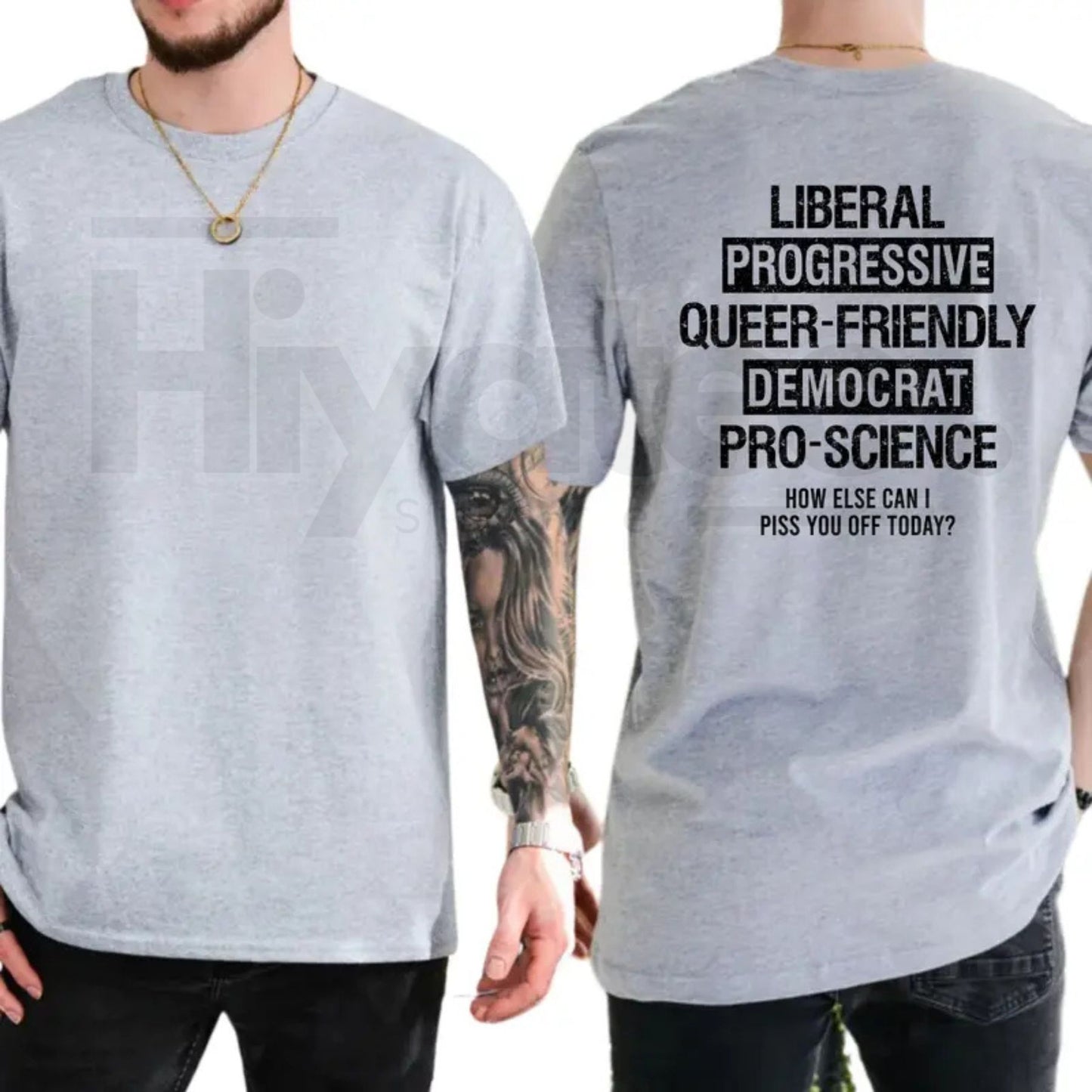 "Pro-Science & Queer Friendly" – Liberal Progressive Graphic Top