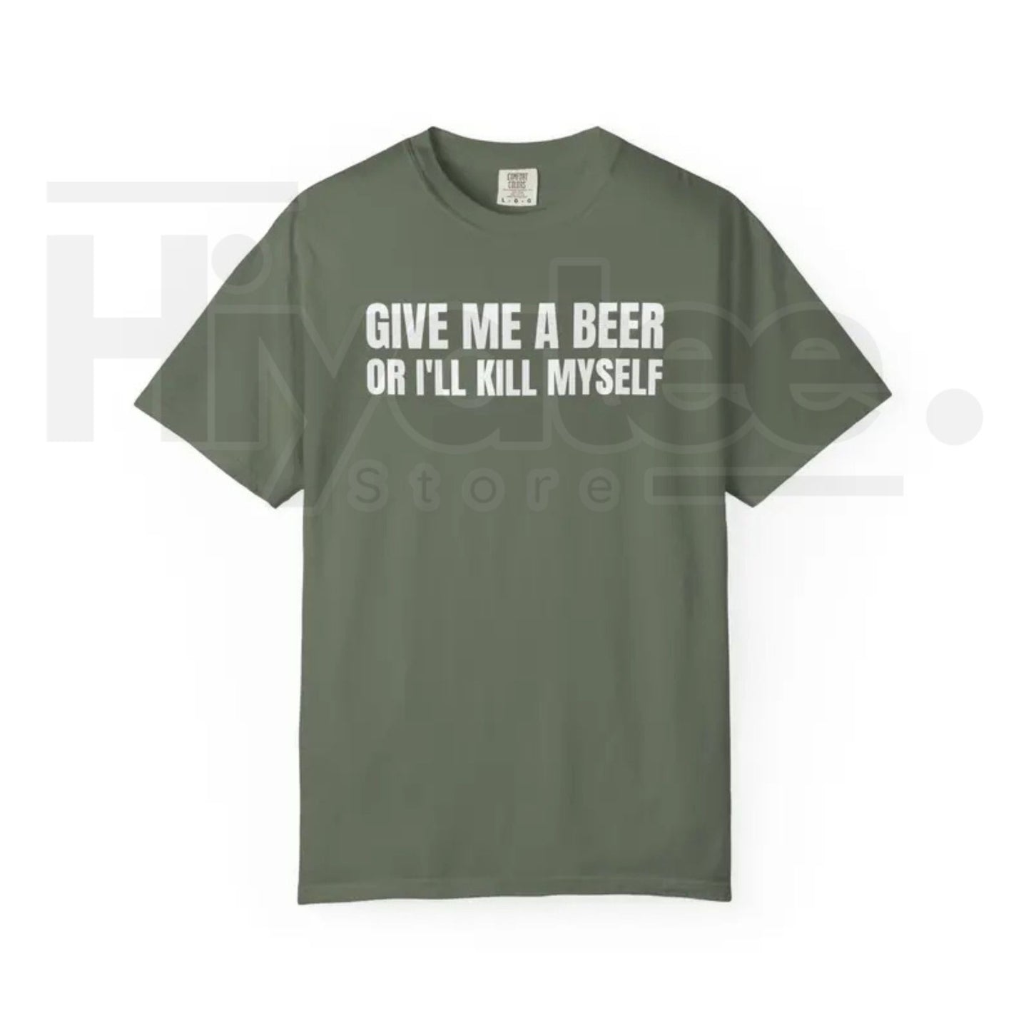 Comfort Colors® Give Me A Beer Shirt – Funny Joke Party Tee for Men & Women