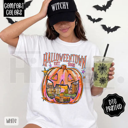 Halloweentown Comfort Colors Shirt Trendy Womens Fall Tshirt Gift for Her