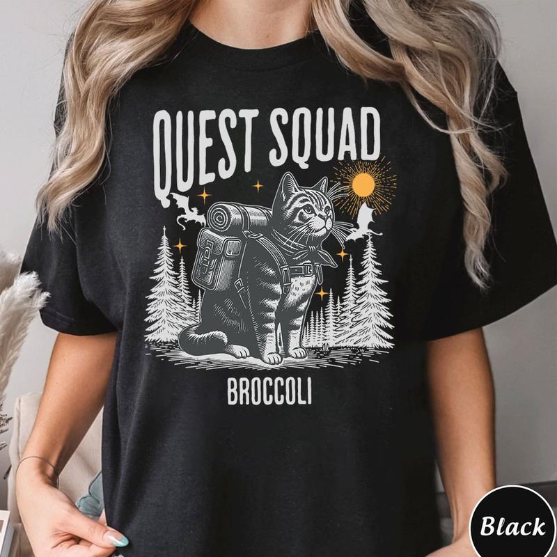 Onyx Storm TShirt, Quest Squad Broccoli Shirt – Unique, Trendy, and Comfortable