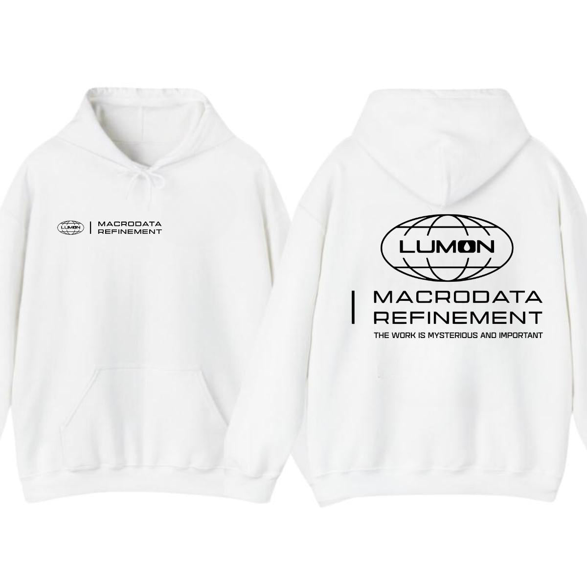 Lumon Macrodata Refinement Severance Hoodie – Mysterious & Stylish Fan Merch