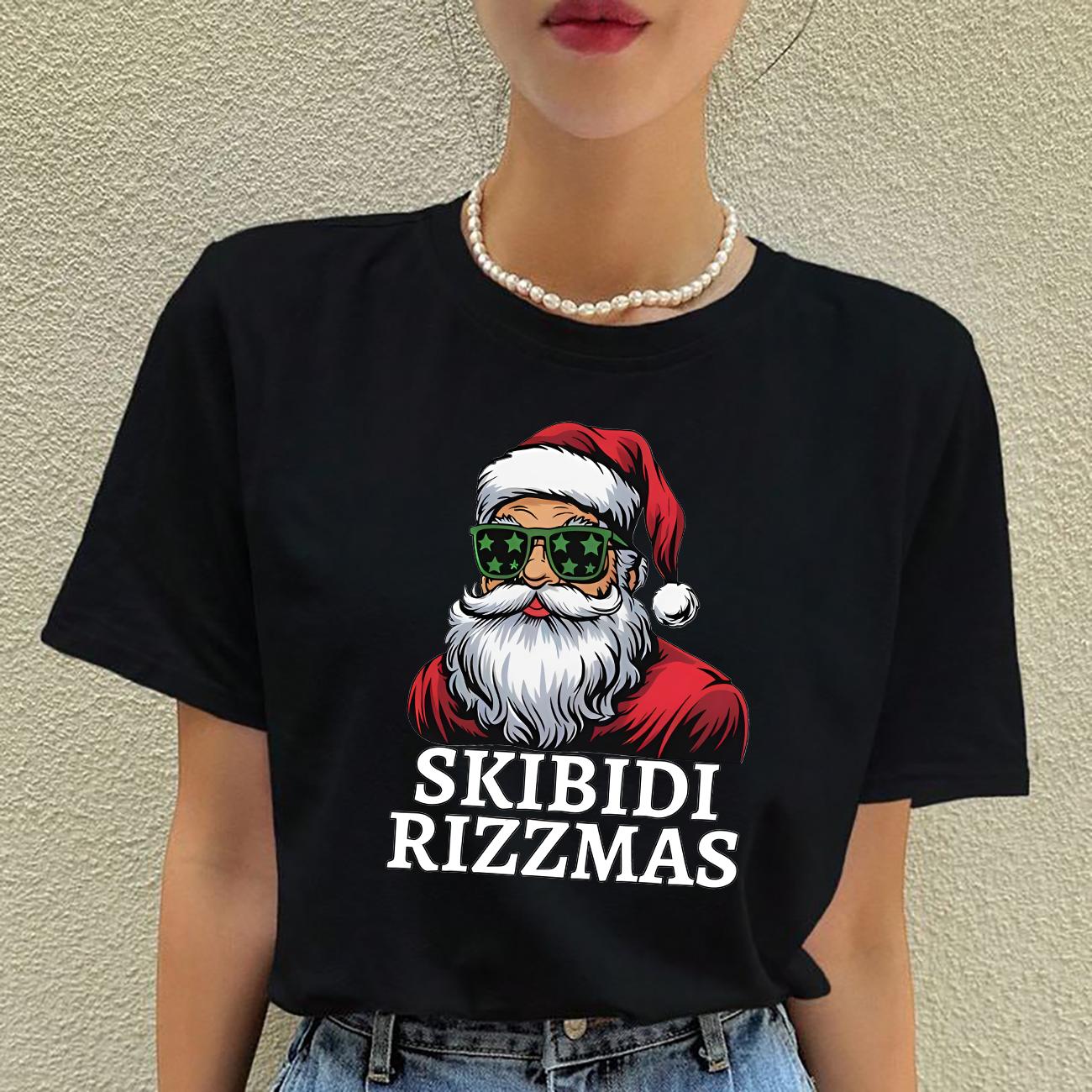 Skibidi Rizzmas Christmas Rizz Santa Claus Charisma Kid Cool Unisex Softstyle T-Shirt