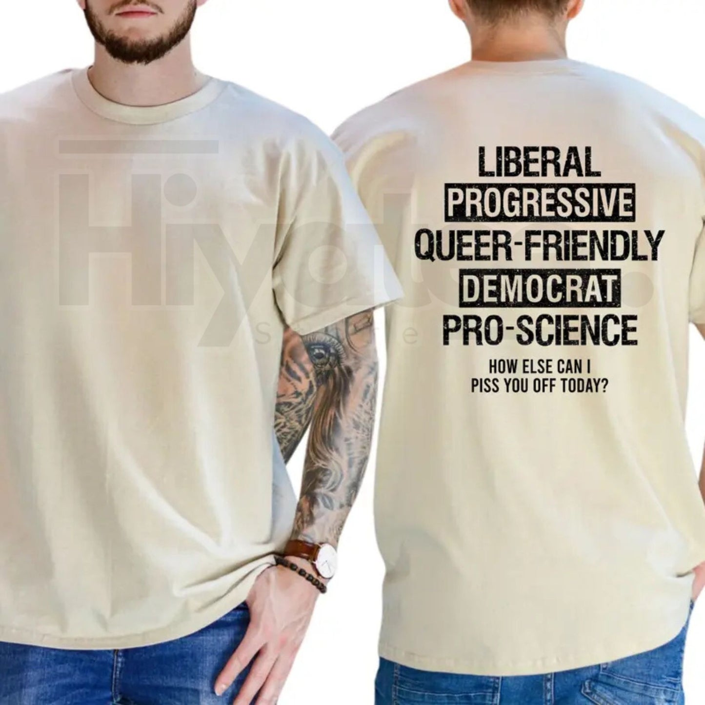 "Pro-Science & Queer Friendly" – Liberal Progressive Graphic Top