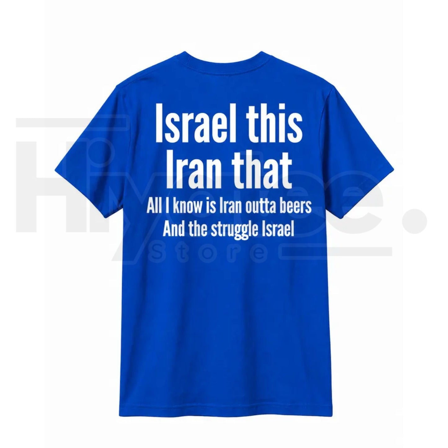 All I Know Is Iran Outta Beers T-Shirt – Funny Back Print Beer Pun Graphic Tee