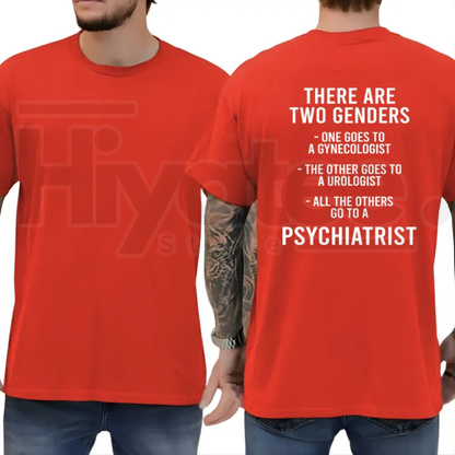 "There Are Two Gndrs" – Bold Sarcastic Political Statement Top