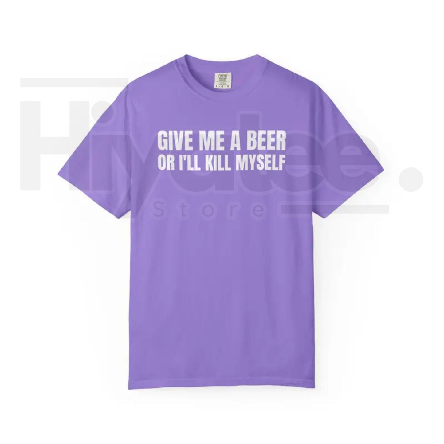 Comfort Colors® Give Me A Beer Shirt – Funny Joke Party Tee for Men & Women