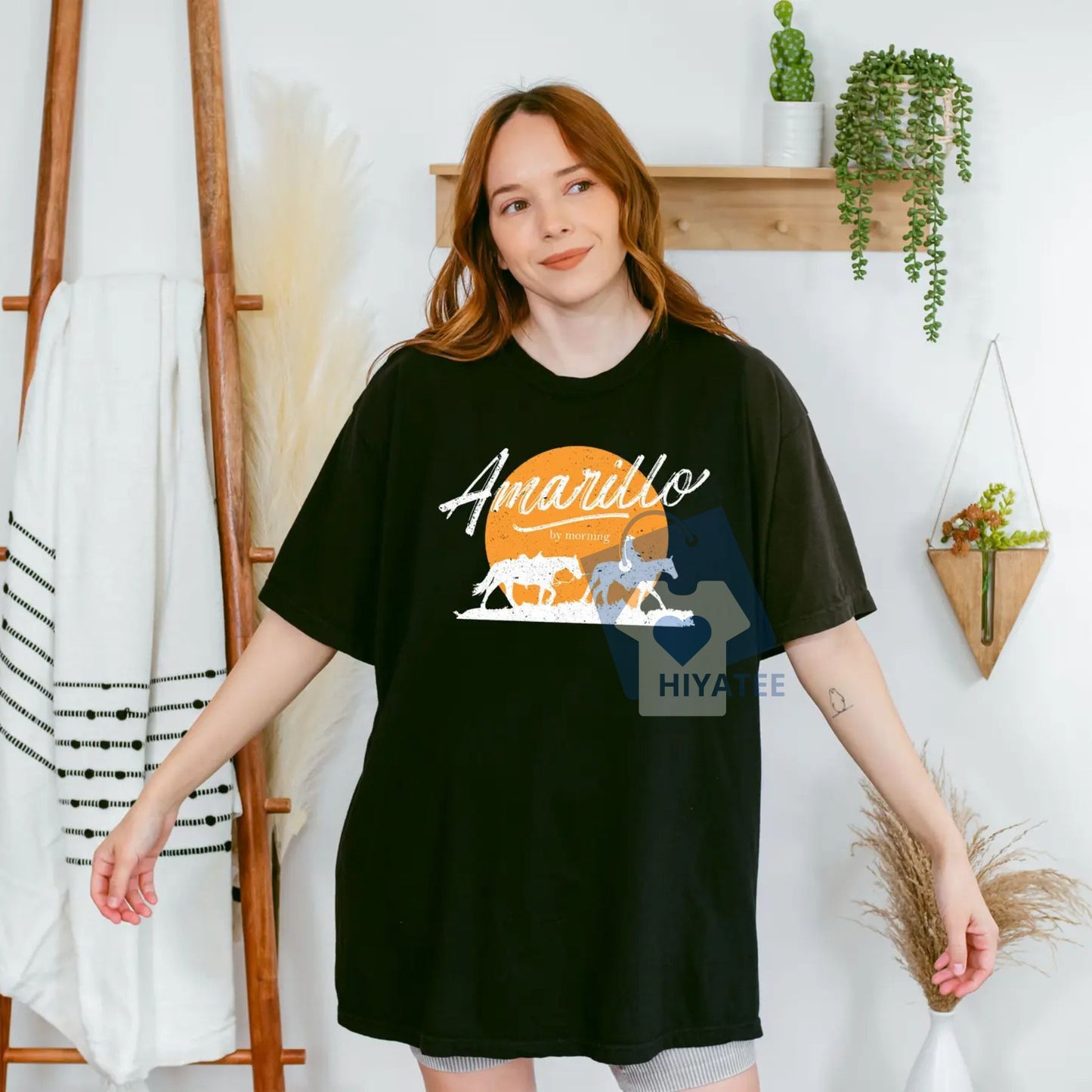 Amarillo By Morning T-Shirt – Country Music Graphic Tee, Western Rodeo Festival Shirt for Women & Men