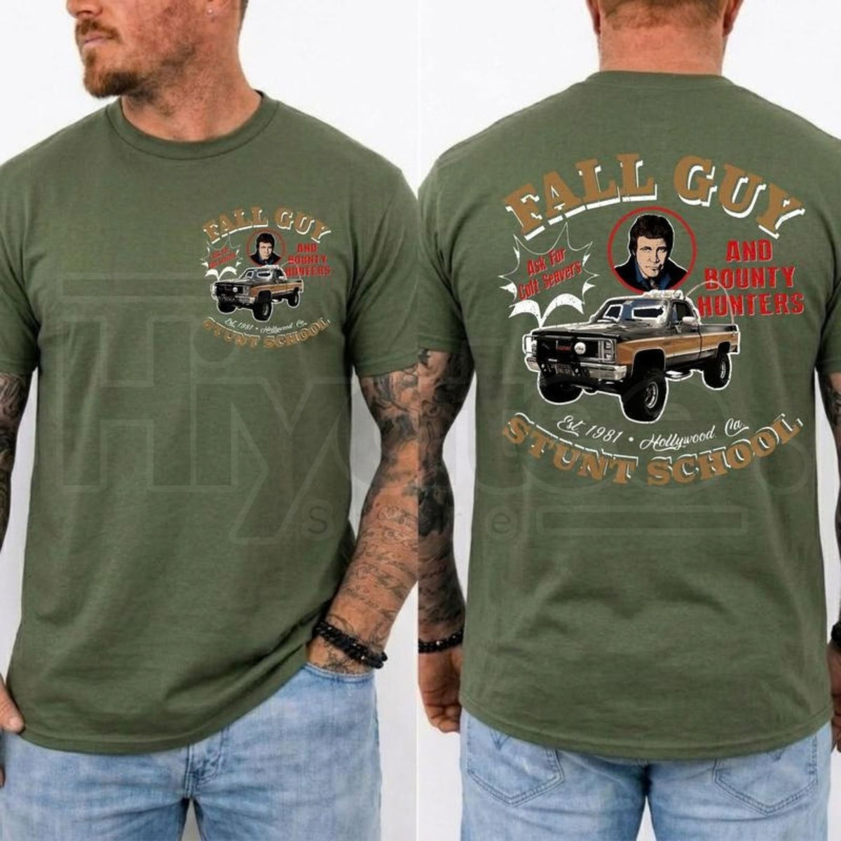 The Fall Guy Vintage T-Shirt – Retro 80s Action Movie Stuntman Graphic Tee