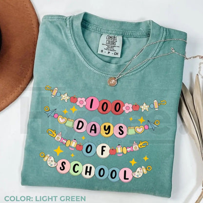 Comfort Colors® 100 Days of School Bracelet Shirt