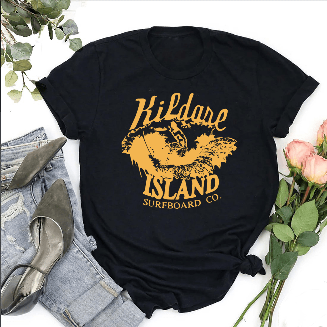 Kildare Island Outer Banks T-Shirt Comfort Colors , JJ Maybank Outfit, OBX SS4 Show Shirt, Beach Tee, Spring Break Tee Gift For Movies Lovers Fabric Menswear - Hiyatee