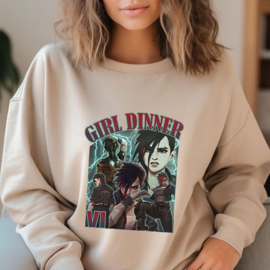 Vi girl graphic vintage Sweatshirt