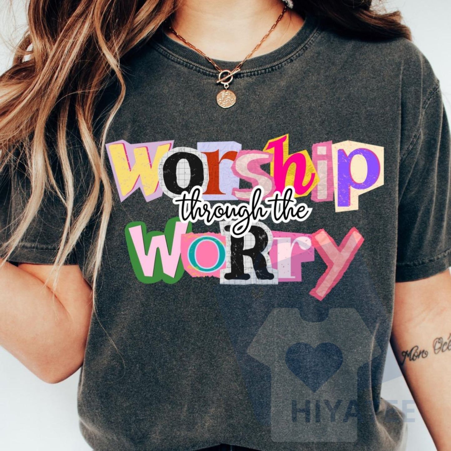 Preppy Girl Collage Y2K Comfort Colors Shirt – Retro Coquette Positivity Faith Tee