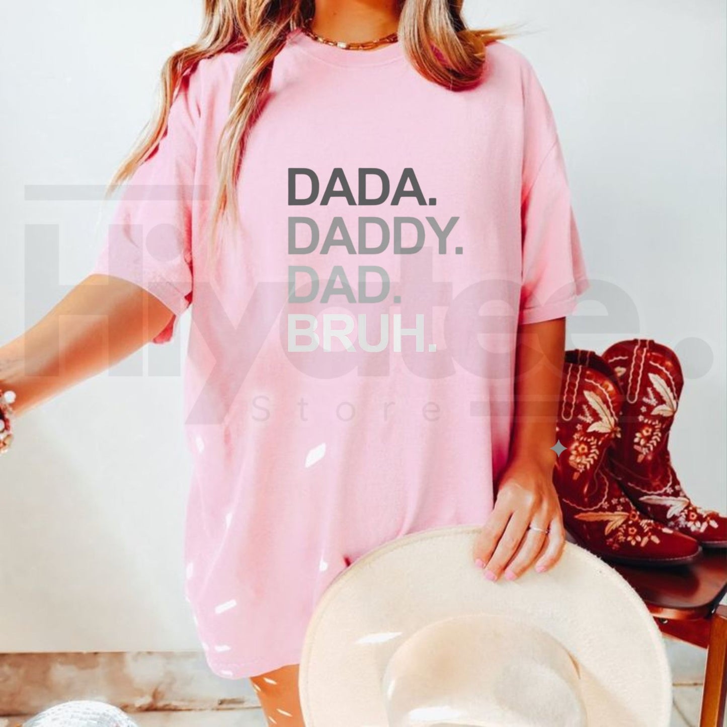 Dada Daddy Dad Bruh Golf T-Shirt – Funny Father’s Day Gift for Men, Sarcastic Golfer Husband Graphic Tee