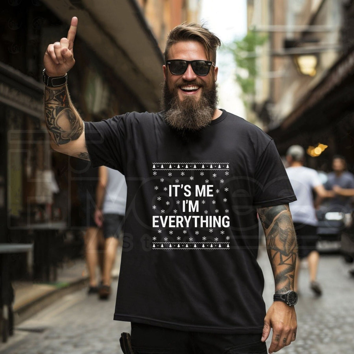 I’m Everything Christmas T-Shirt – Funny Holiday Couple Tee