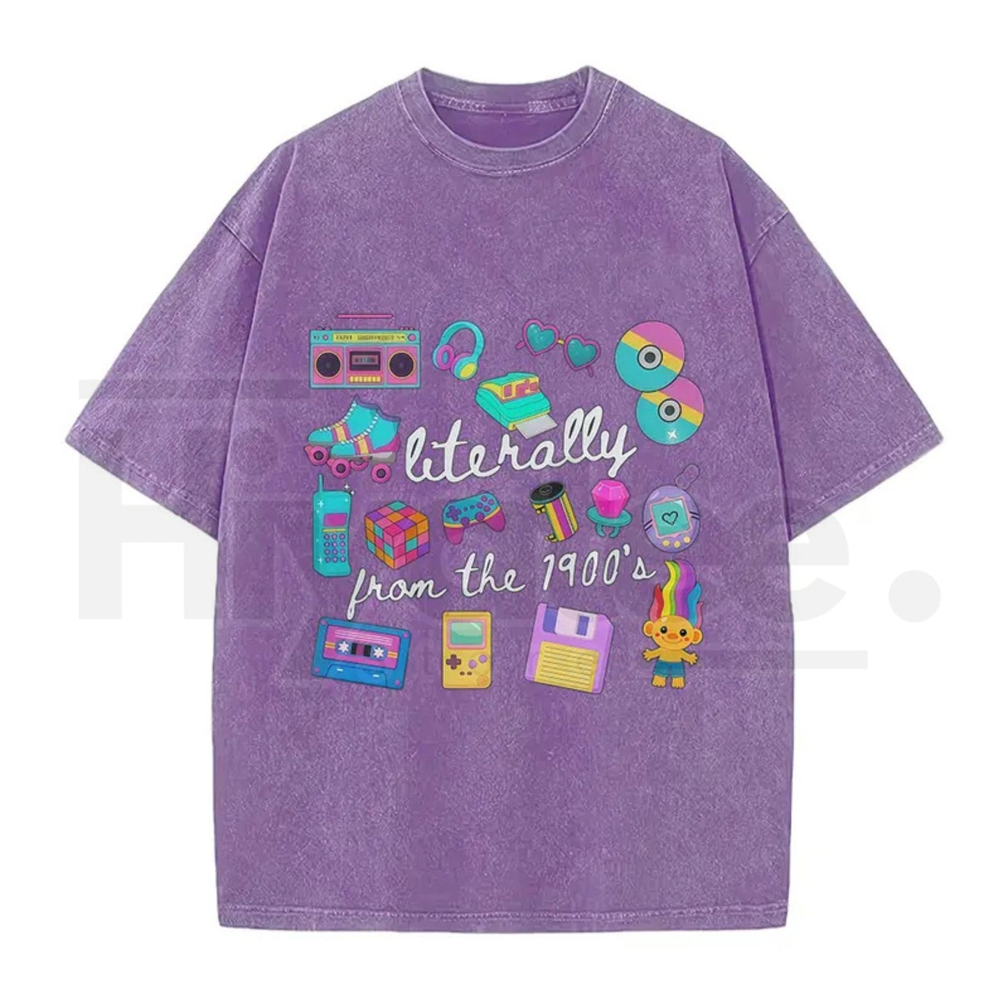 Literally From The 1900s Vintage T-Shirt – Funny Retro 90s Meme Graphic Tee