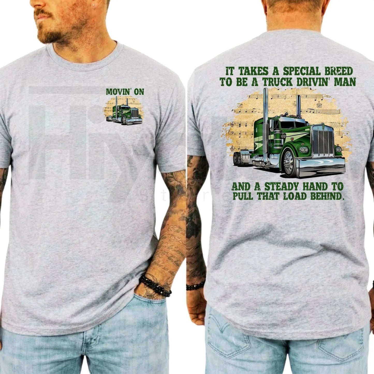 Movin' On Trucker T-Shirt – Vintage 70s TV Show Retro Big Rig Graphic Tee