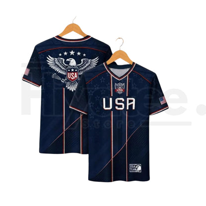 2026 USA Soccer Jersey – Patriotic V-Neck Performance Shirt for Fans