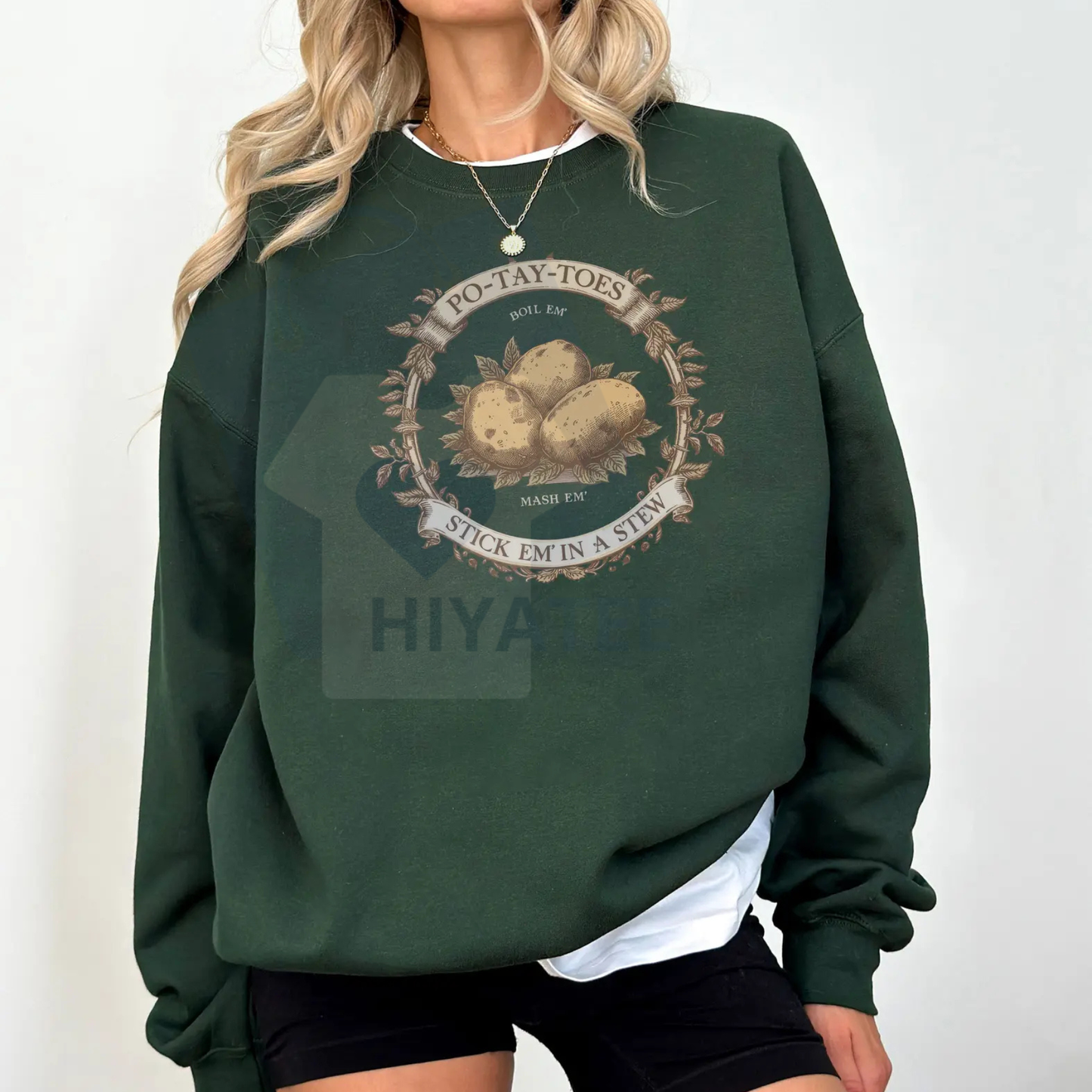 Lord of the Rings Potato Shirt: Funny Hobbit Quote Graphic Tee, Tolkien Movie Lover Gift, Vintage Rustic Unisex Tee