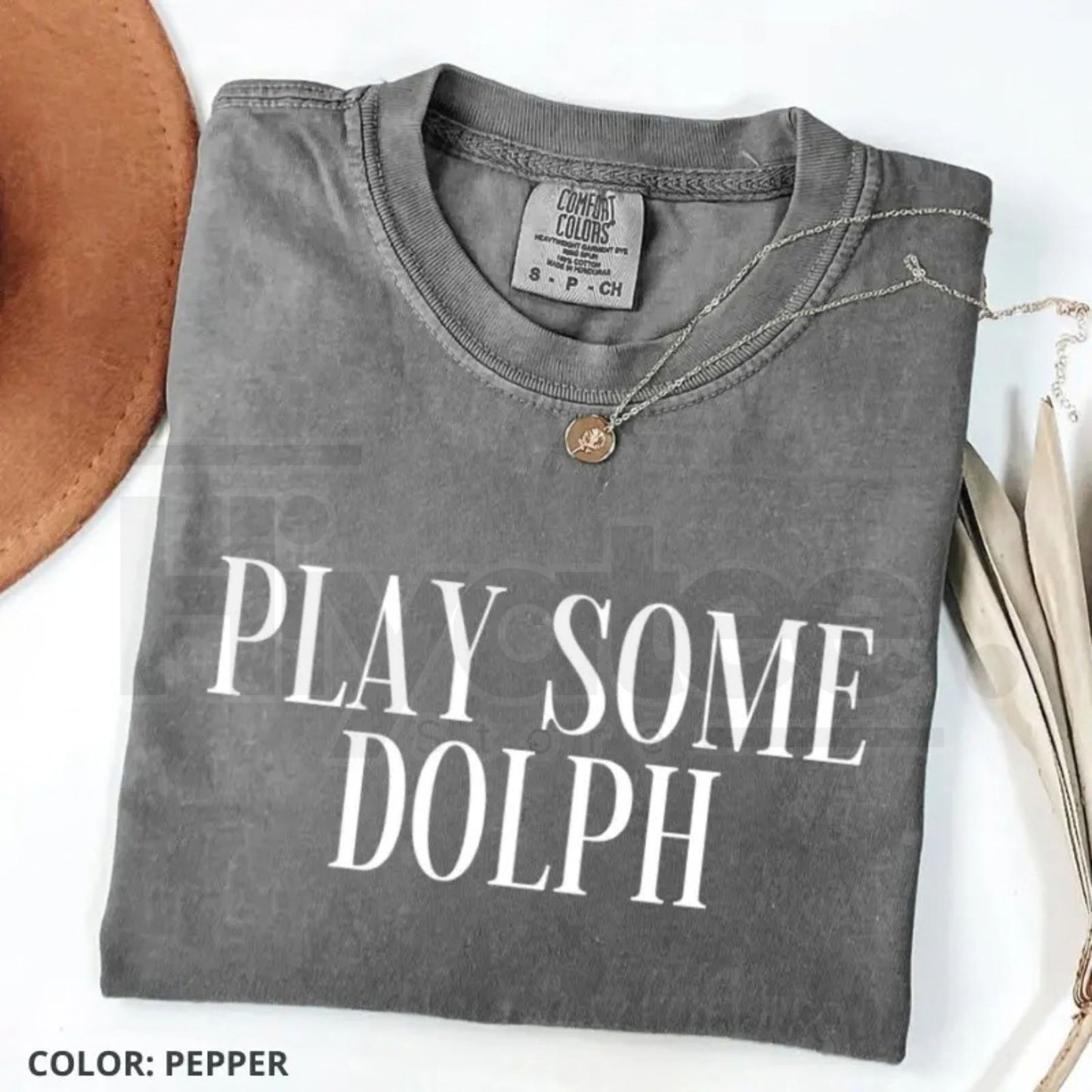 Comfort Colors® Play Some Dolph T-Shirt – Hip Hop Tribute Quotes Tee, Unisex Rap Legend Gift
