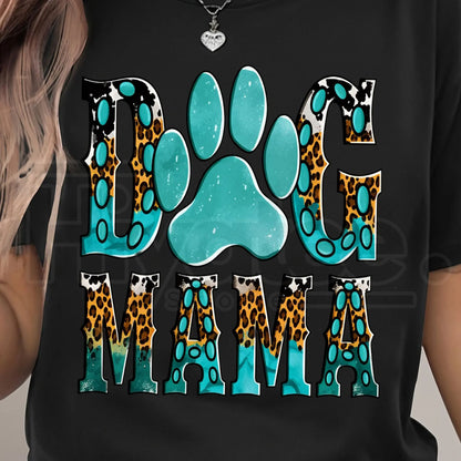 "MAMA Print" – Fashion Round Neck Spring Holiday Graphic Top