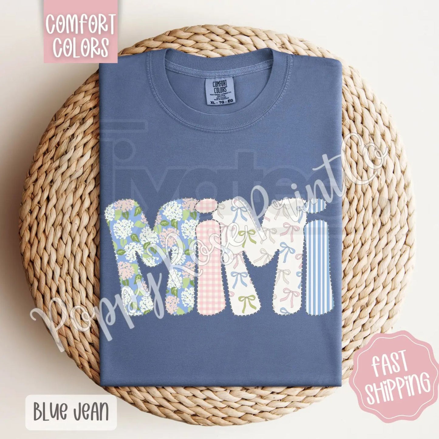 Comfort Colors® Custom Mom & Grandma T-Shirt – Personalized Mother’s Day Gift