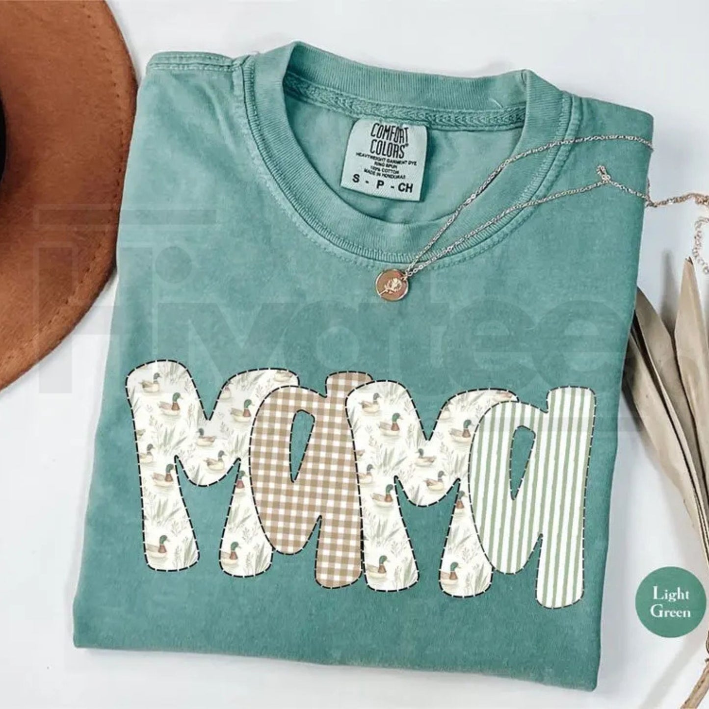 Comfort Colors® Camo Mallard Duck Mama T-Shirt – Duck Hunting Mom Tee, Camouflage Hunting Mama Gift