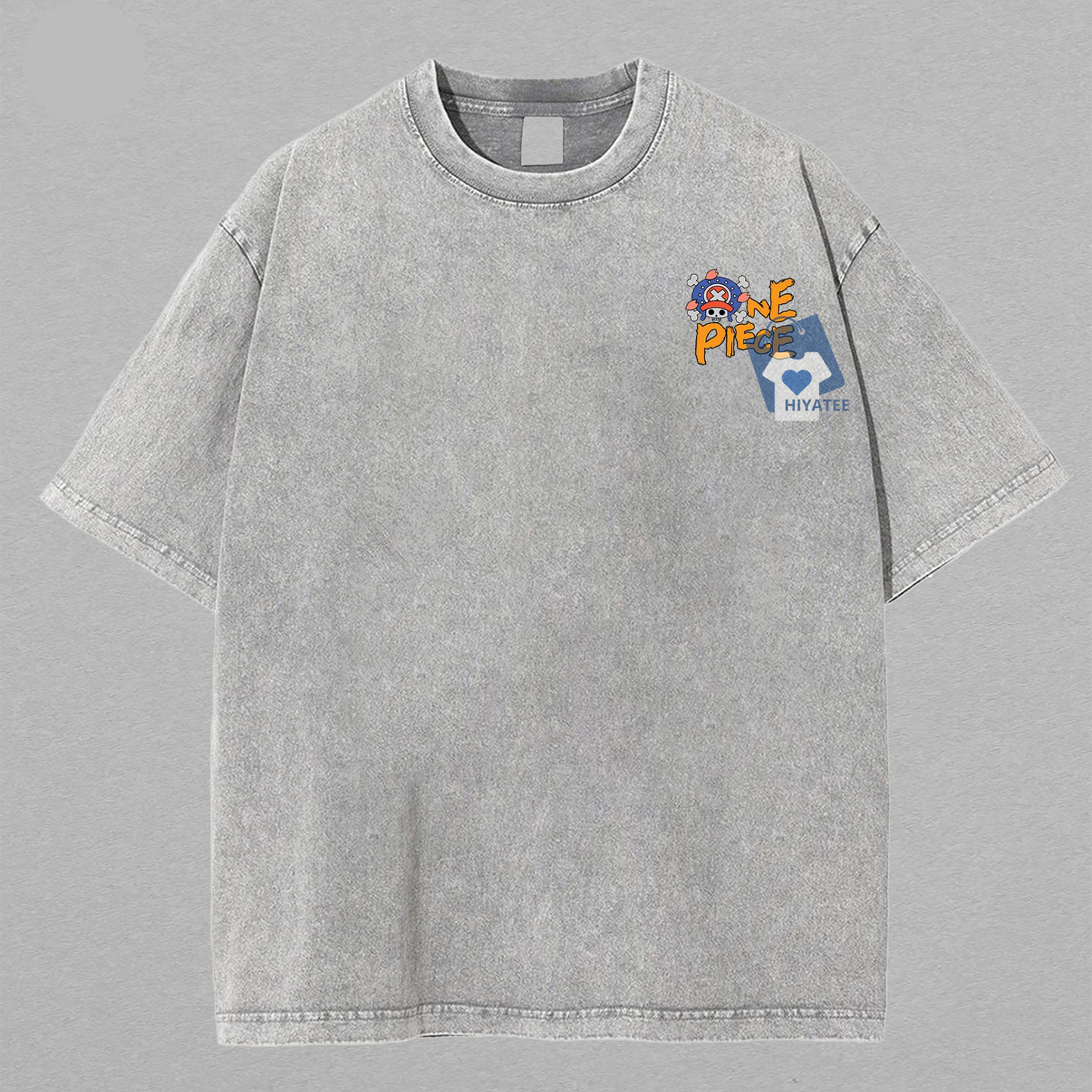Limited Tony Tony Vintage Washed Tee – 90s One Piece Oversized Unisex T-Shirt, Lightweight Cotton Anime Gift