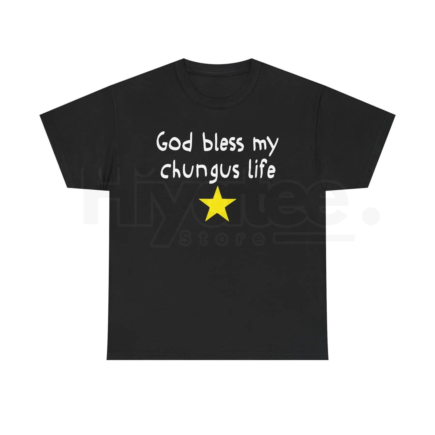 "God Bless My Chungus Life" Funny Meme T-Shirt – 100% Cotton Graphic Tee