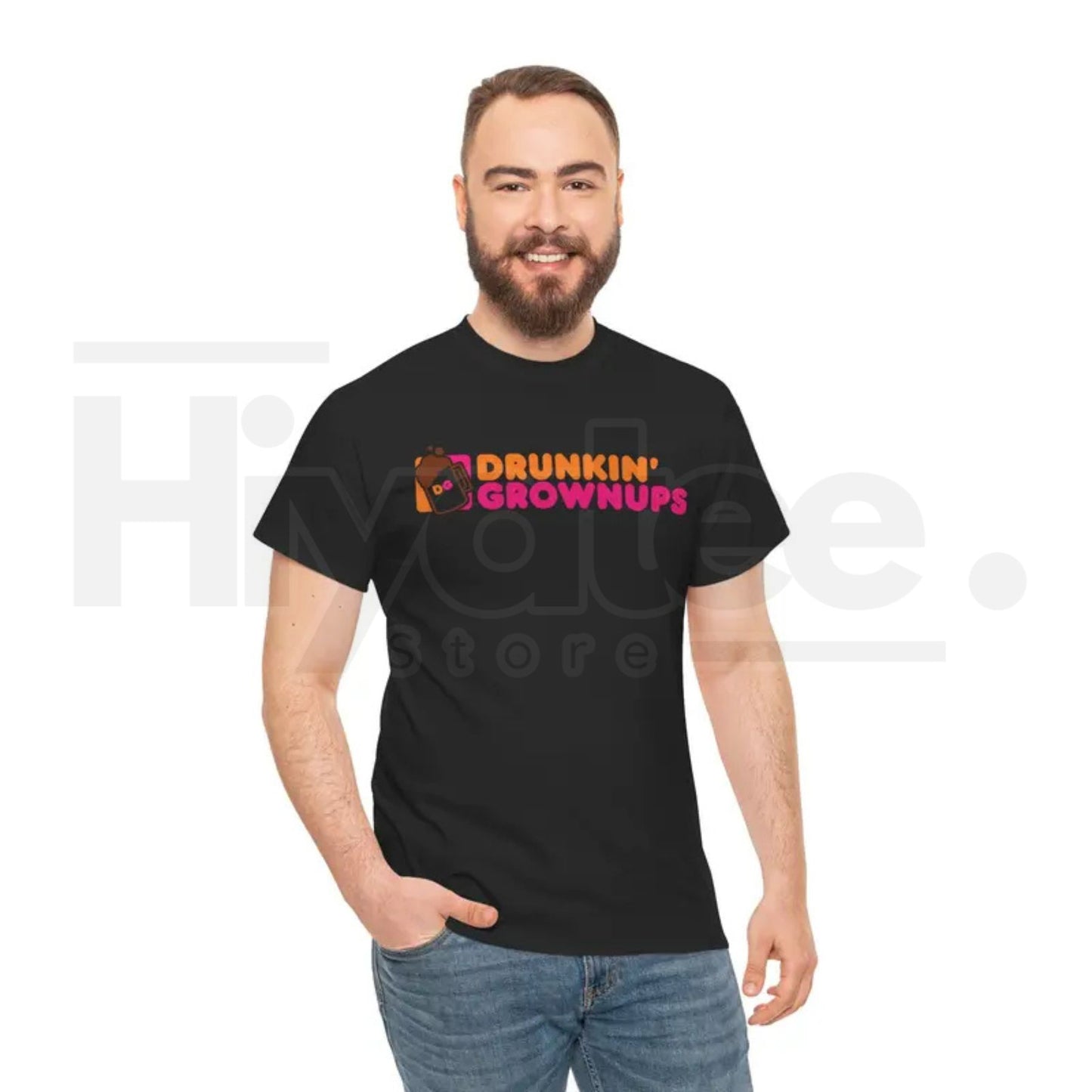 "Drunkin’ Grownups" Viral Funny T-Shirt – Adult Humor Drinking & Party Tee