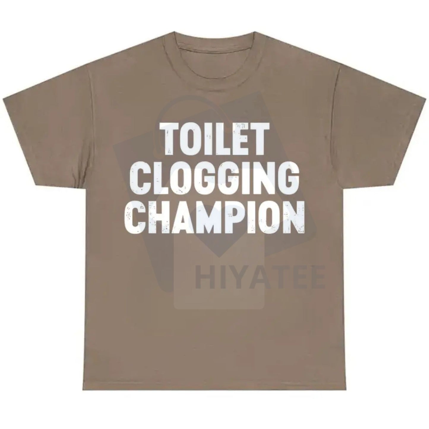 Funny Gag Gift Shirt – Toilet Champion Tee – Humor Graphic T-Shirt