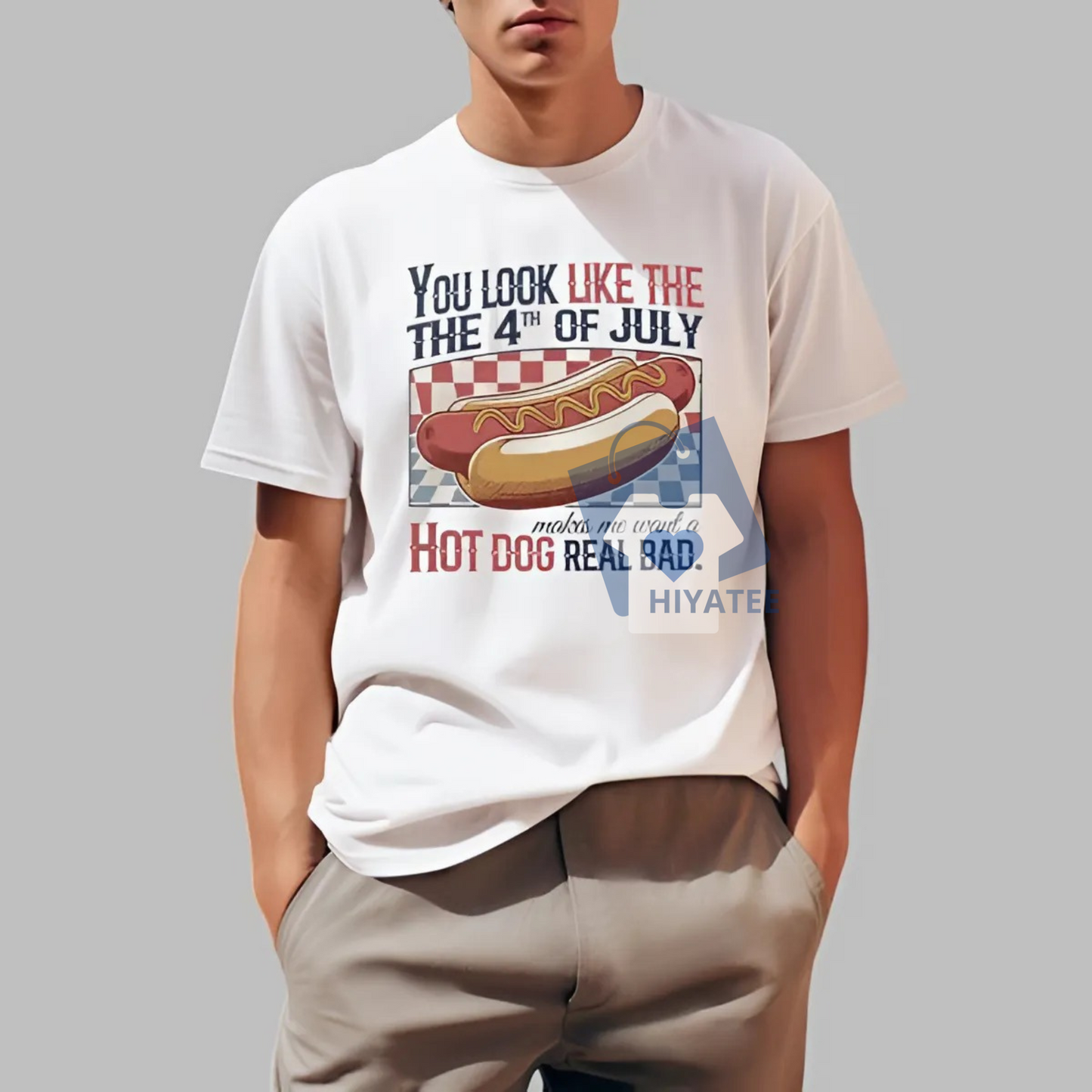 You Look Like the 4th of July Shirt – Funny Hot Dog Meme Tee