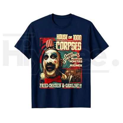 Vintage Horror Classic Movie Design Graphic T-Shirt – Retro Spooky Season Tee