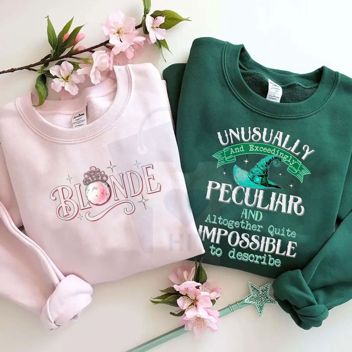 Wicked "Exceedingly Peculiar" Matching Sweatshirt Set