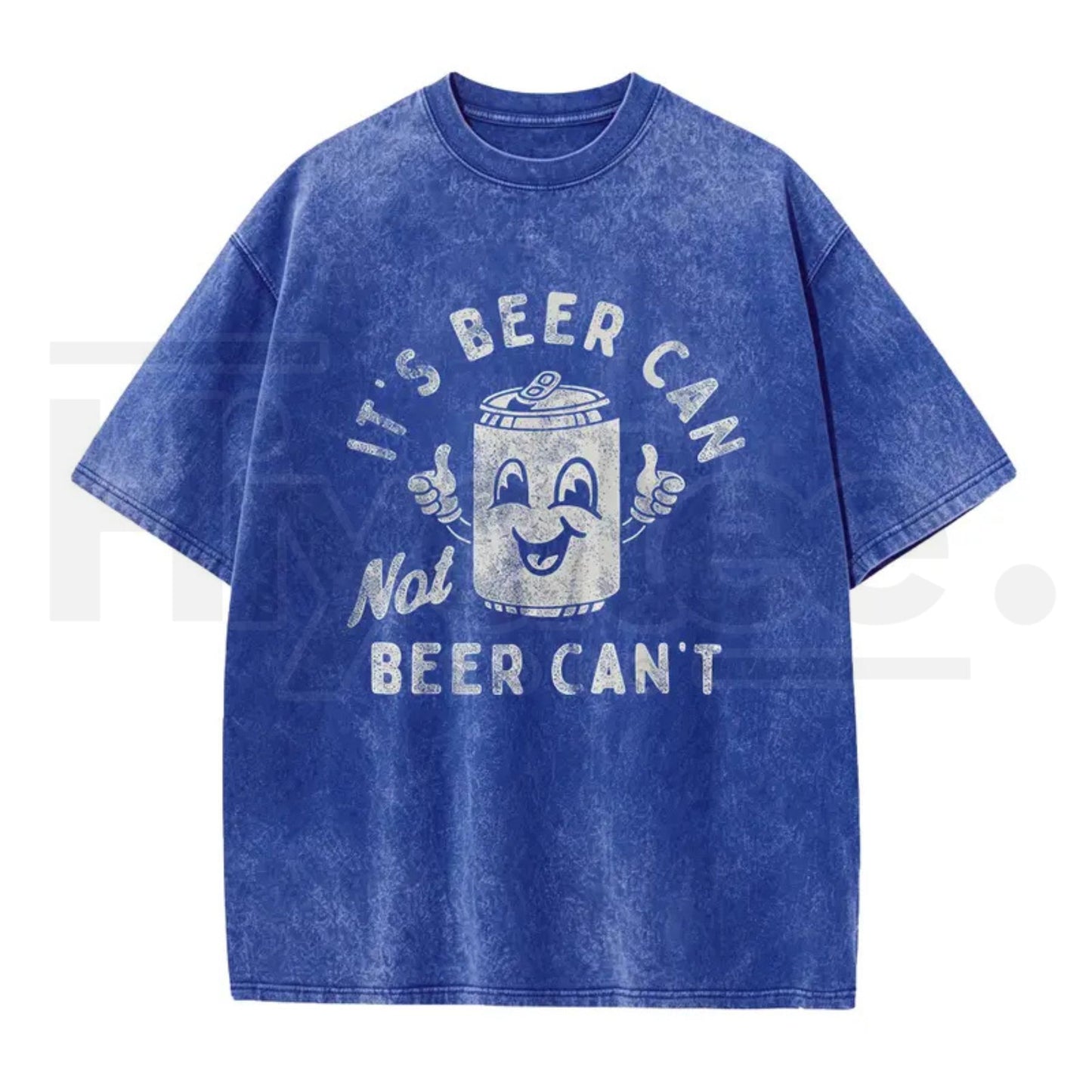 "Beer Can Not Beer Can't" Funny Pun T-Shirt – 180g Optimistic Graphic Tee