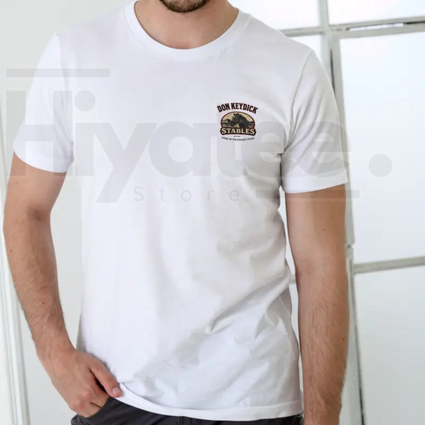"Don Keydick Stables" – Funny Parody Name Unisex Cotton Top