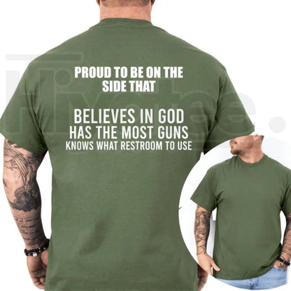 Proud To Be On The Side That T-Shirt – Funny Republican Trump Supporter Conservative Tee
