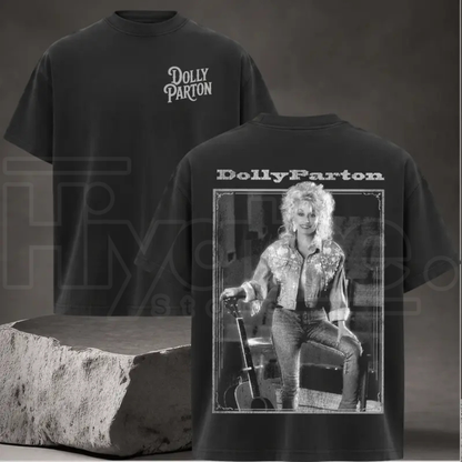 Vintage Dolly Parton Graphic Tee – 80s Country Music Run Merch Casual Oversized Shirt