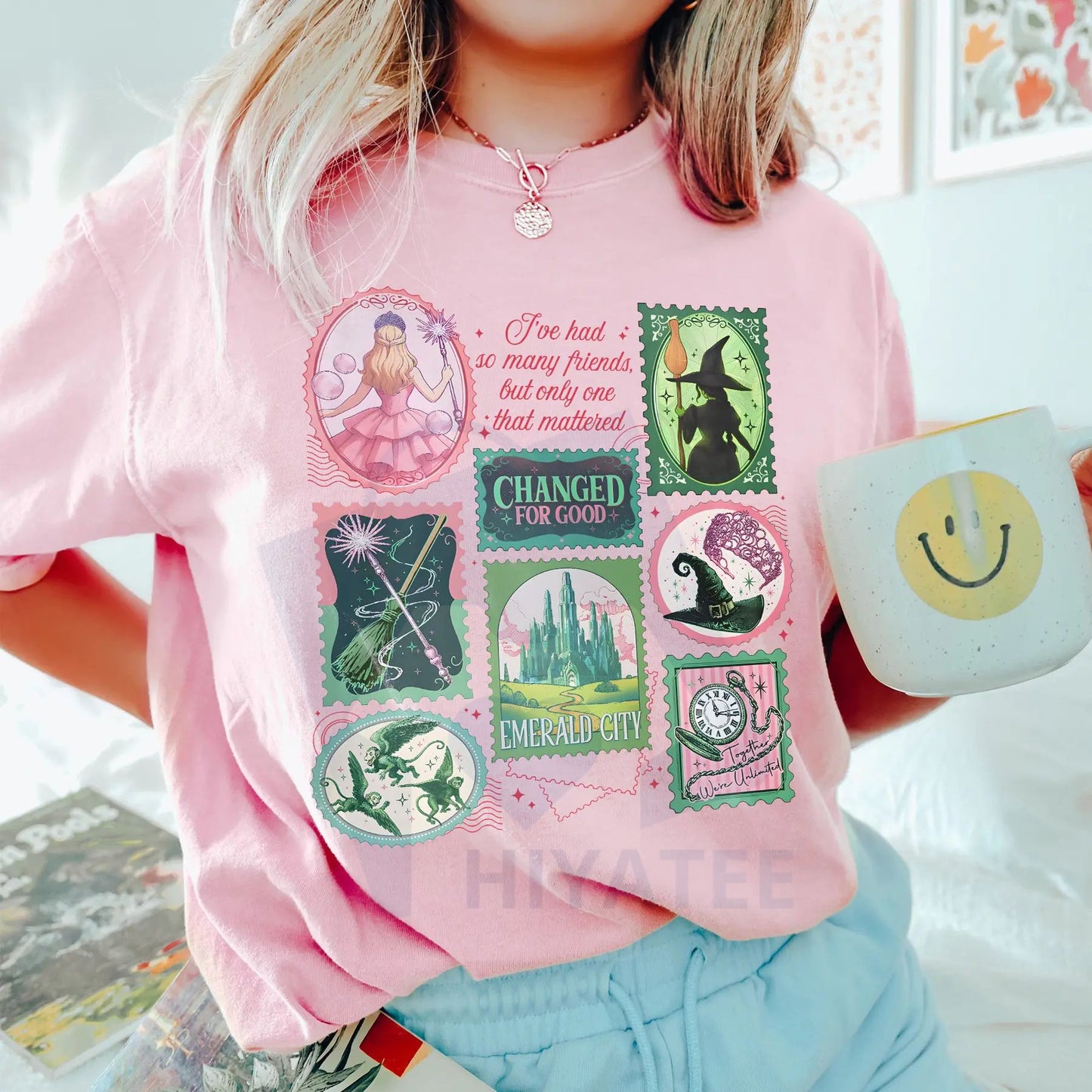 Wicked Changed For Good Comfort Colors Shirt – Wizard Defying Gravity Tee, Retro Pink Green Musical Shirt, Broadway Gift