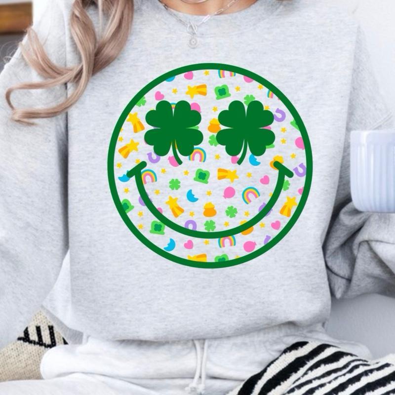 Lucky Charm & Lucky Mama Sweatshirt – St. Patrick’s Day Lucky Outfit for Men & Women