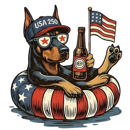 Comfort Colors® Funny 4th of July Dachshund Shirt – Patriotic 250th Anniversary Dog Lover Tee