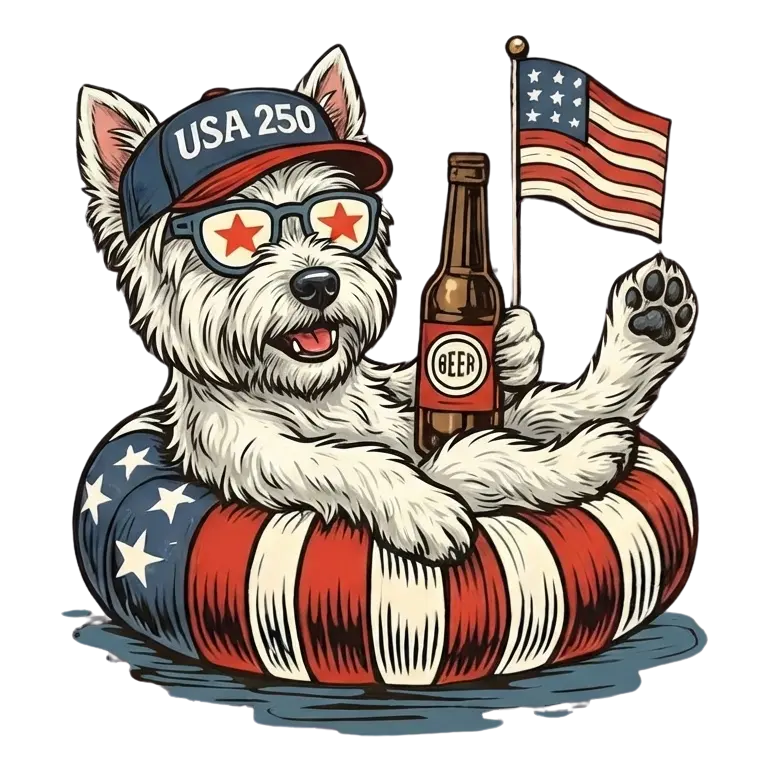 Comfort Colors® Funny 4th of July Dachshund Shirt – Patriotic 250th Anniversary Dog Lover Tee